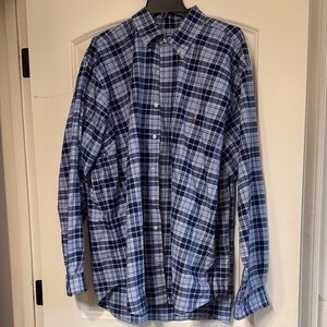 Polo Ralph Lauren Navy Checkered Dress Shirt